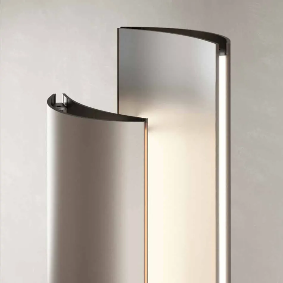 Gulv elektrisk radiator med enkelt eller dobbelt ledet design ved 500 W - stilus Viadurini