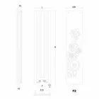 Termoarredo elektrisk bad fremstillet i Italien af ​​New Dress Scirocco H Viadurini