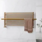 Beige blandet kulstofstål radiator fremstillet i Italien - Solaris Viadurini
