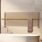 Beige blandet kulstofstål radiator fremstillet i Italien - Solaris Viadurini