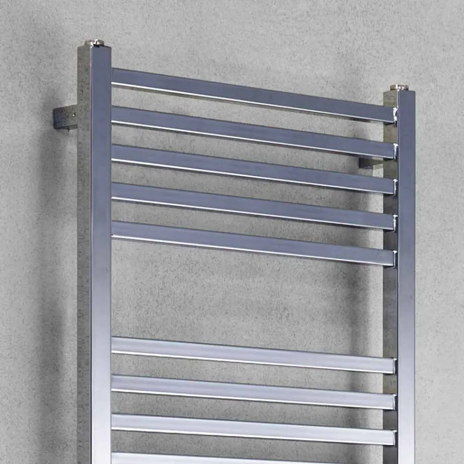Modern Design Chrome Radiator Wall 2 Størrelser op til 765 Watt - Tower Viadurini
