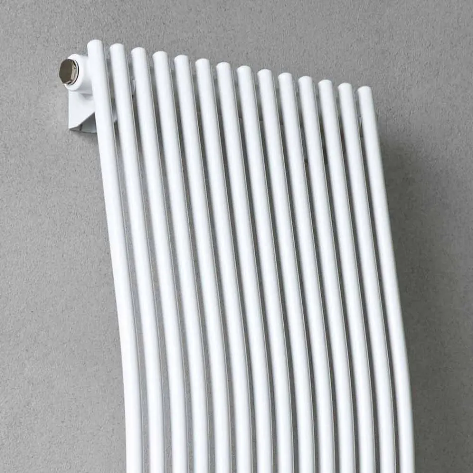 Lodret badeværelsesradiator Modern Design Wavy 1181 Watt - Tucano Viadurini