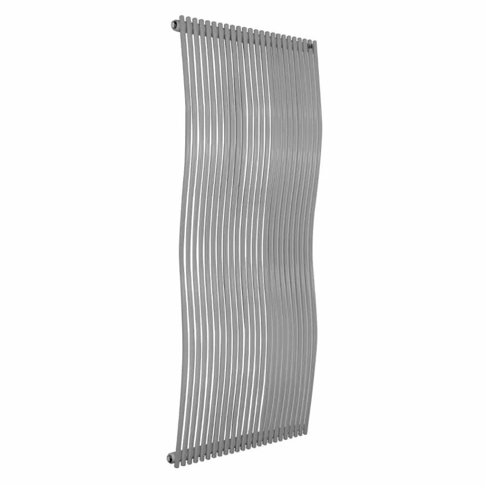 Lodret badeværelsesradiator Modern Design Wavy 1181 Watt - Tucano Viadurini