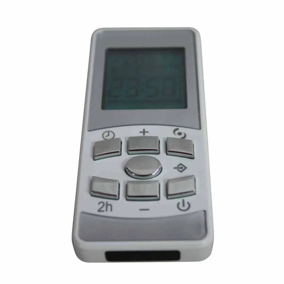 Termoarredo elektrisk design Brian hærdet glas, lavet i Italien Viadurini