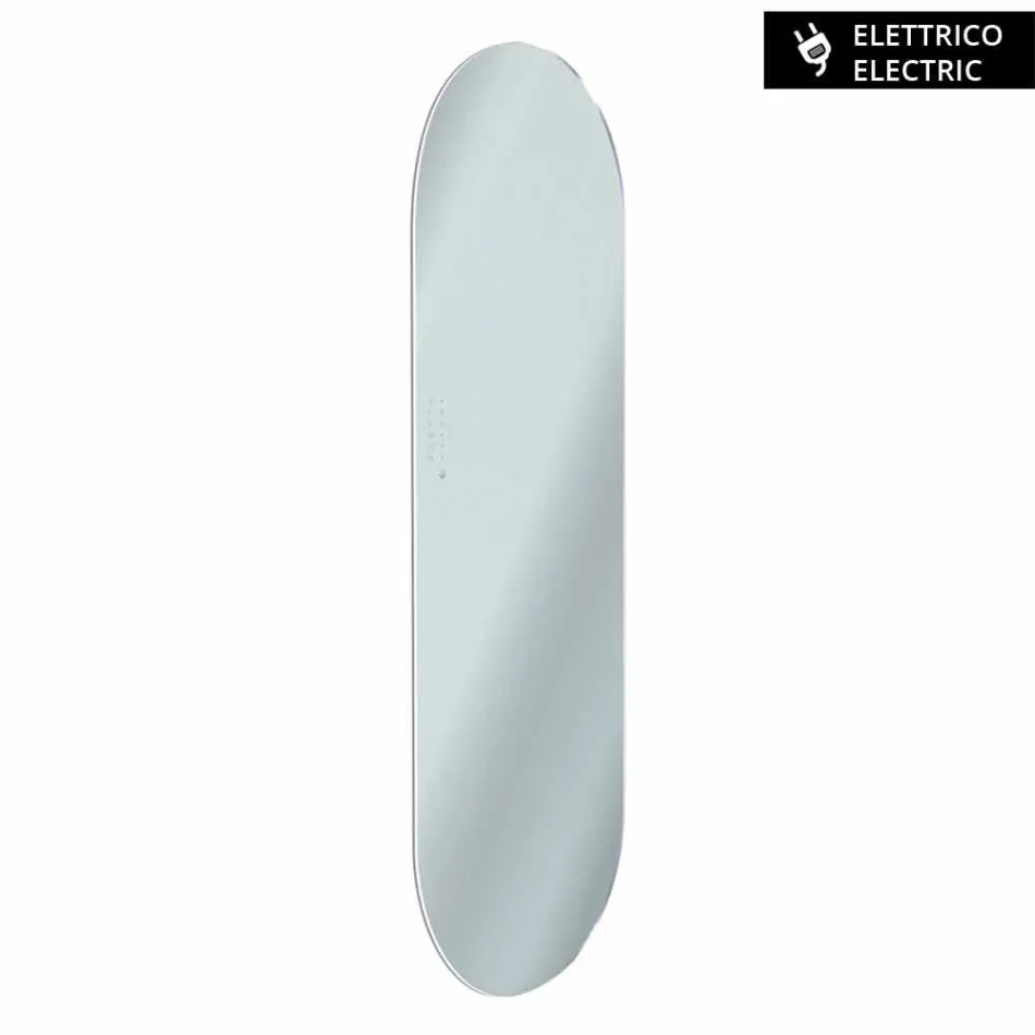 Termoarredo elektrisk design Brian hærdet glas, lavet i Italien Viadurini