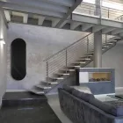 Termoarredo elektrisk design Brian hærdet glas, lavet i Italien Viadurini