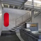 Termoarredo elektrisk design Brian hærdet glas, lavet i Italien Viadurini