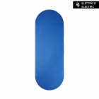 Termoarredo elektrisk design Brian hærdet glas, lavet i Italien Viadurini