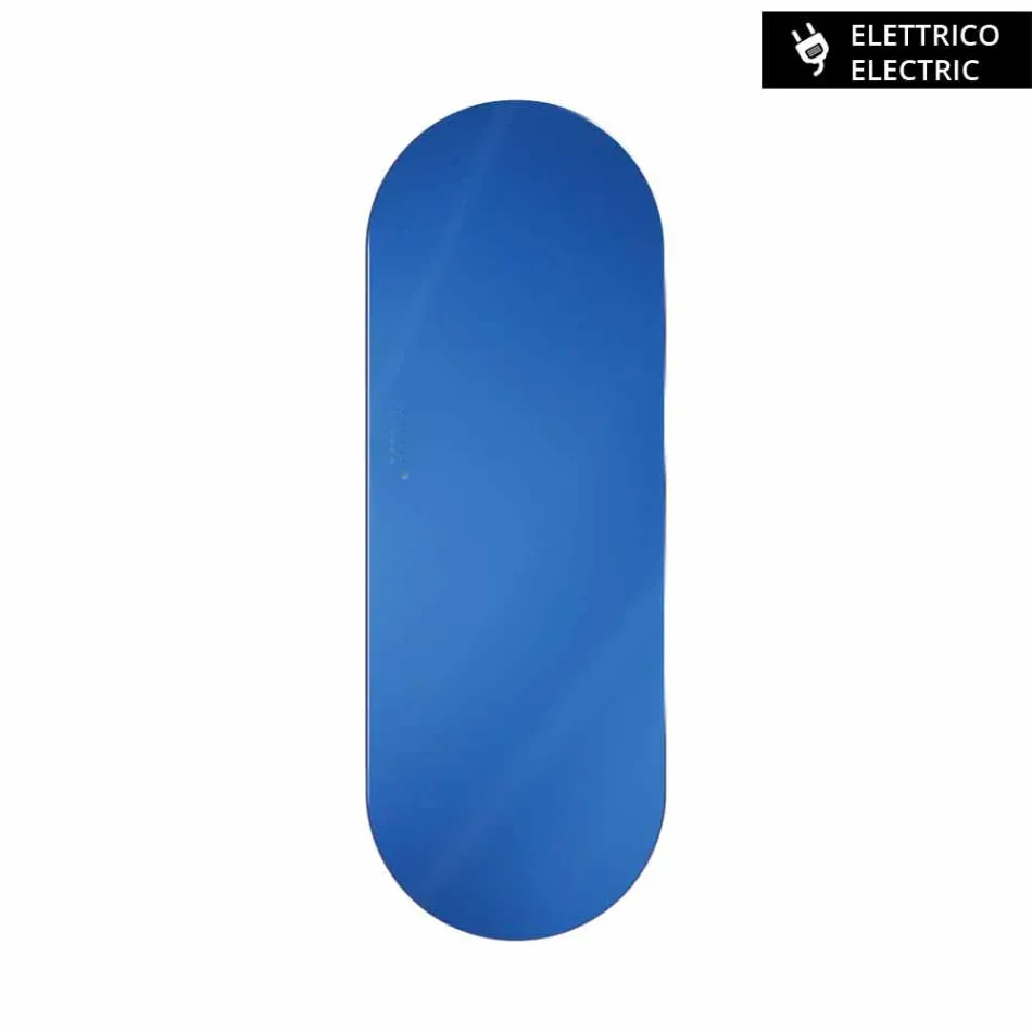 Termoarredo elektrisk design Brian hærdet glas, lavet i Italien Viadurini