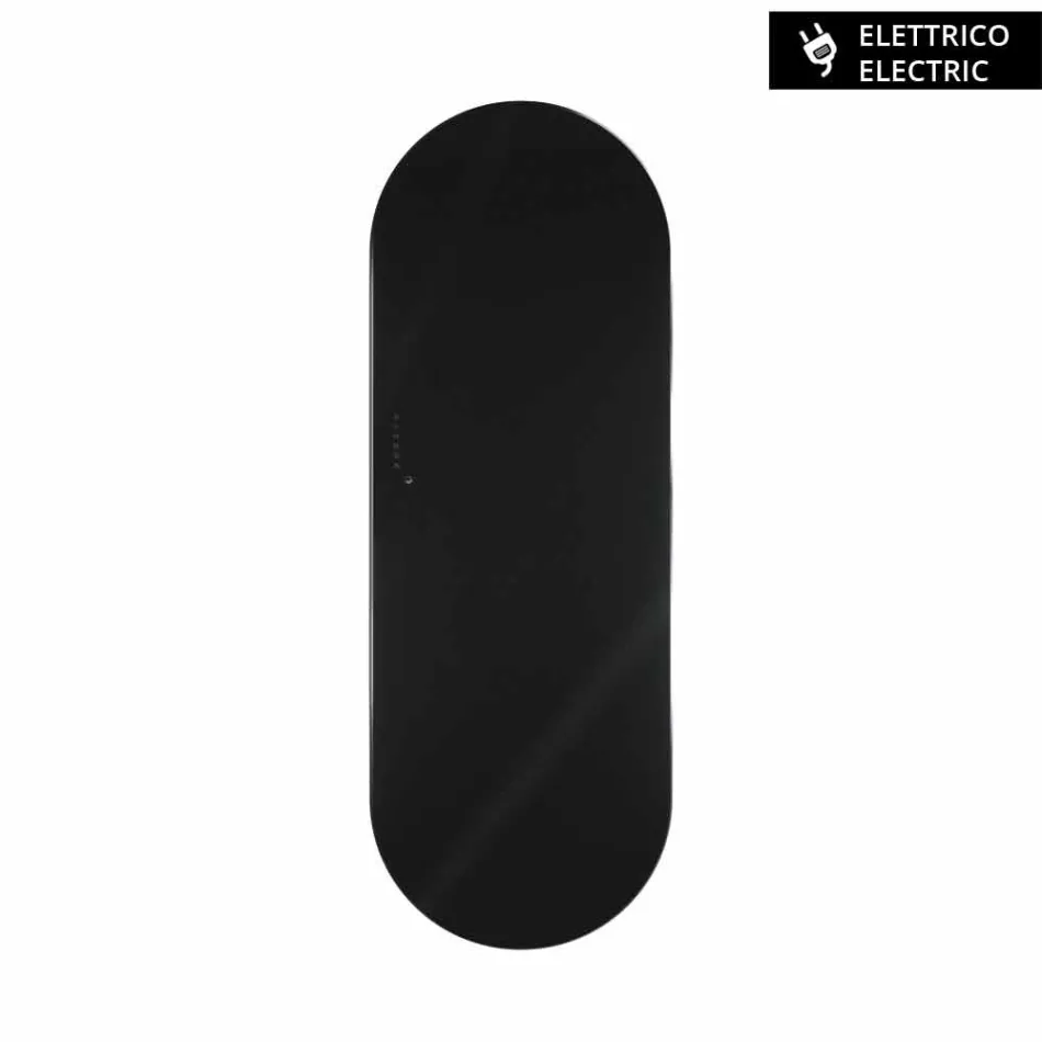 Termoarredo elektrisk design Brian hærdet glas, lavet i Italien Viadurini