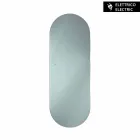 Termoarredo elektrisk design Brian hærdet glas, lavet i Italien Viadurini