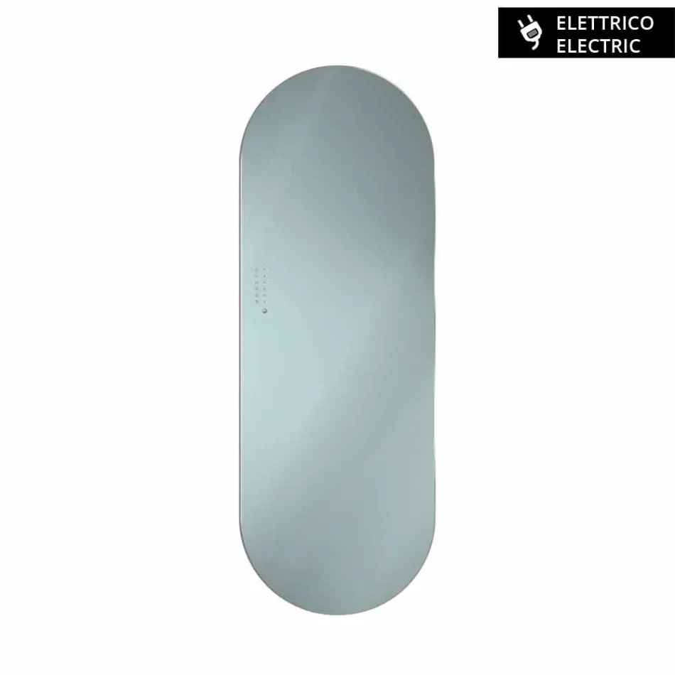 Termoarredo elektrisk design Brian hærdet glas, lavet i Italien Viadurini