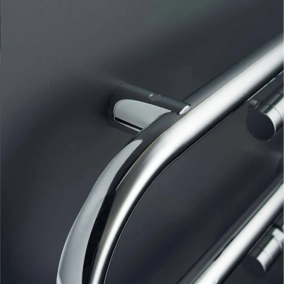 Termoarredo hydrauliske Staples design med krom mål af Scirocco H Viadurini