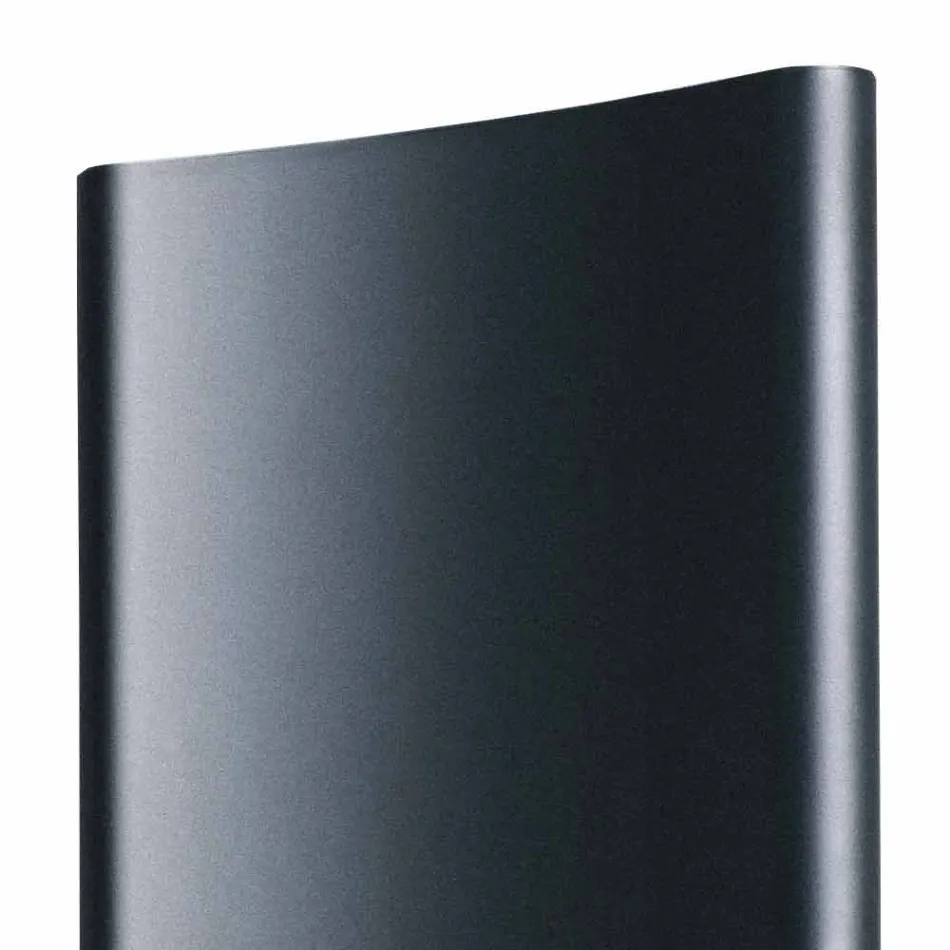 Lodret hydraulisk designradiator i aluminium op til 1061 watt - bøjet Viadurini