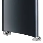 Lodret hydraulisk designradiator i aluminium op til 1061 watt - bøjet Viadurini