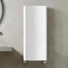 Lodret hydraulisk designradiator i aluminium op til 1061 watt - bøjet Viadurini
