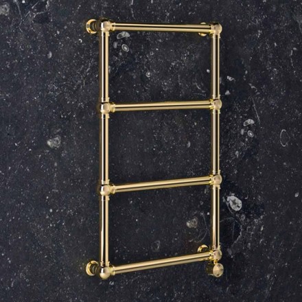 Elektrisk modulær radiator i krom eller guld messing ved 200 W - Caesar Viadurini