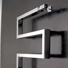 elektrisk chrome radiator i moderne design Snake af Scirocco H Viadurini