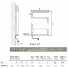 elektrisk chrome radiator i moderne design Snake af Scirocco H Viadurini
