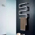elektrisk chrome radiator i moderne design Snake af Scirocco H Viadurini