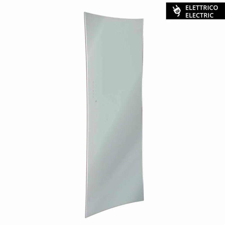 vægmonteret elektriske radiatorer i Barry hærdet glas Viadurini