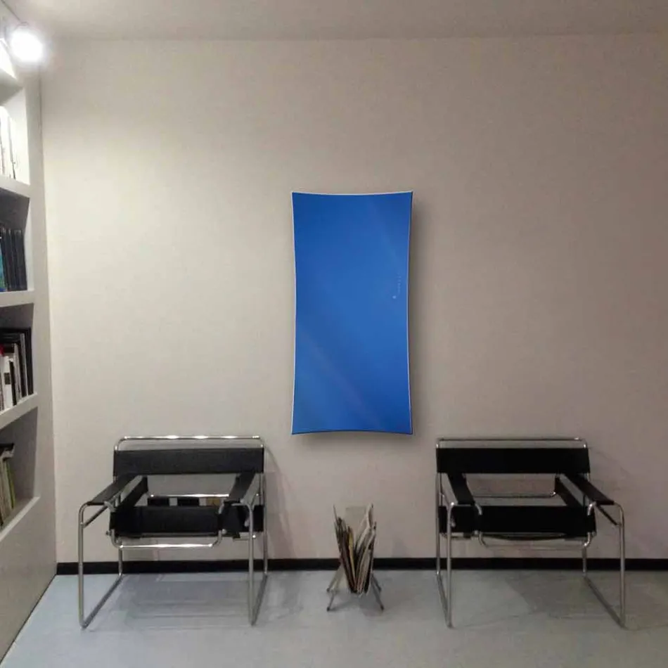 vægmonteret elektriske radiatorer i Barry hærdet glas Viadurini