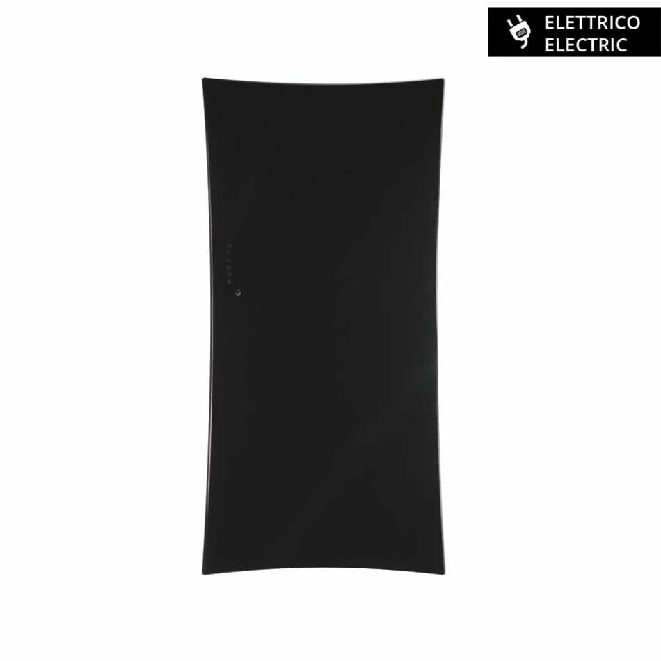 vægmonteret elektriske radiatorer i Barry hærdet glas Viadurini