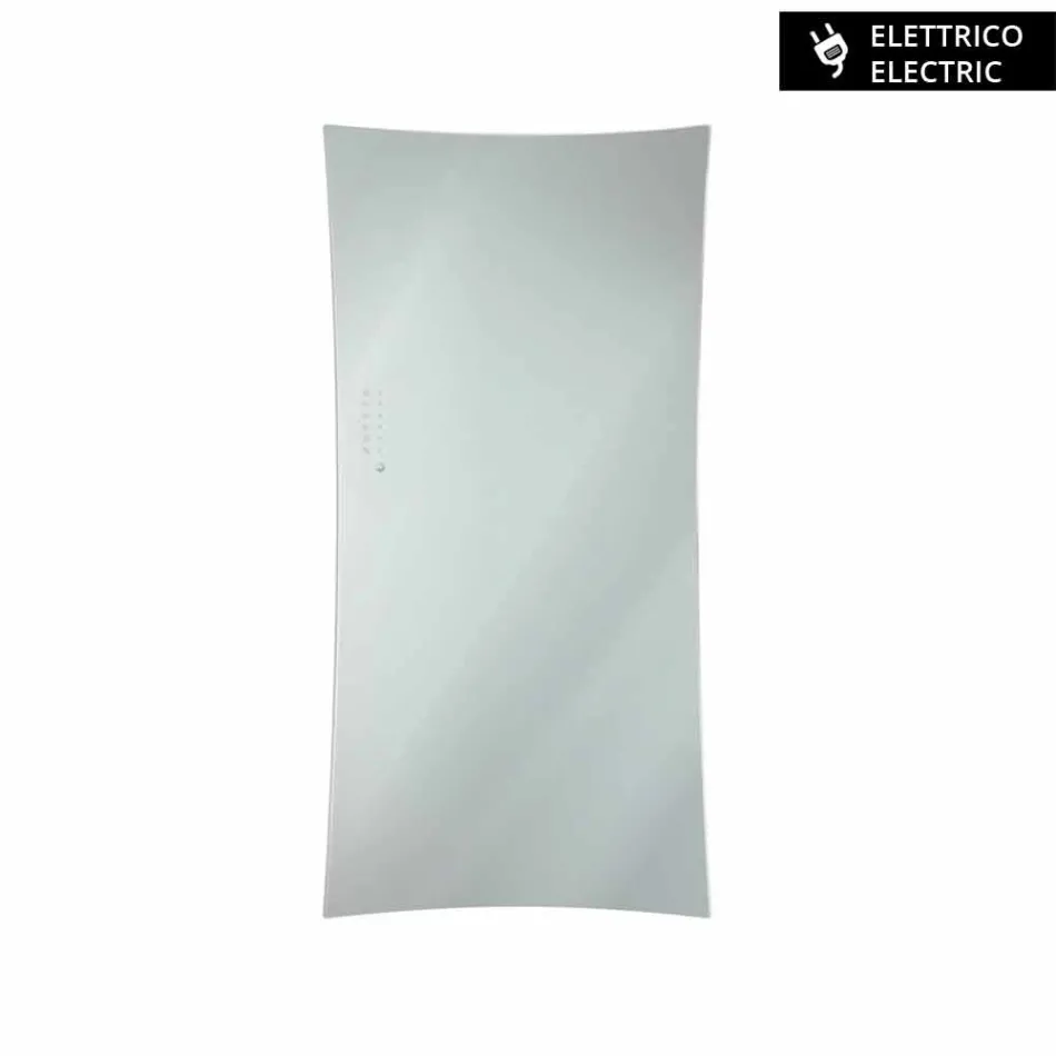 vægmonteret elektriske radiatorer i Barry hærdet glas Viadurini