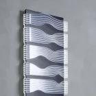 Designet elektrisk radiator til stue eller badeværelse med 1000 W led - glans Viadurini