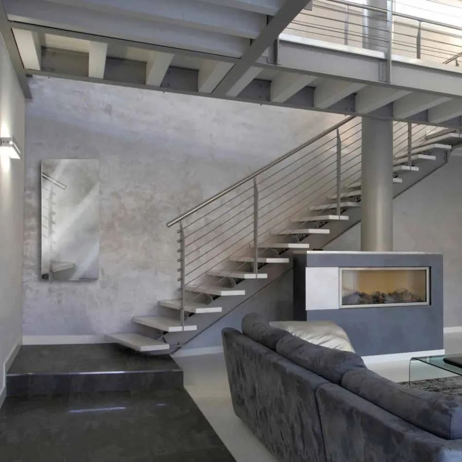 Elektrisk design Termoarredo spejle op 1500watt Jonny Viadurini