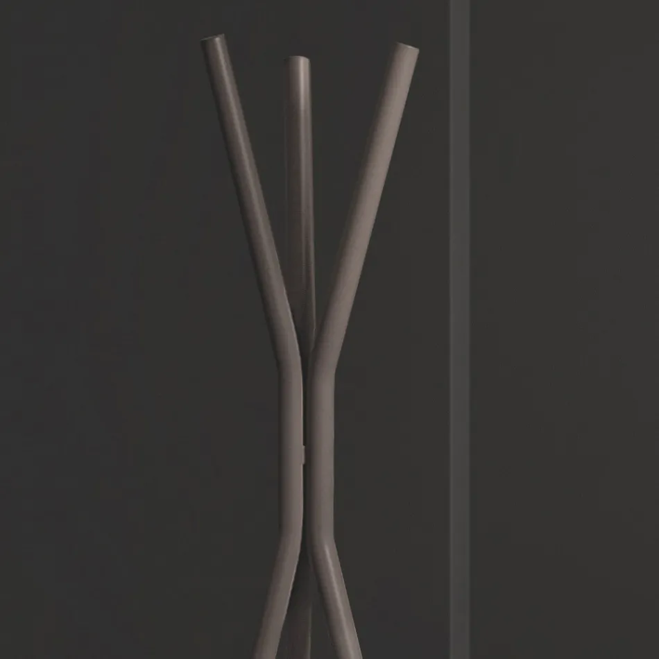 Fritstående elektrisk radiator i stål med fodkontakt - træ Viadurini