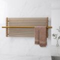 Beige elektrisk radiator i kulstofstål, fremstillet i Italien - Solaris