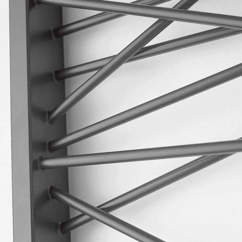 El-radiatorer i stål, metropolitan stil Mikado Scirocco H Viadurini