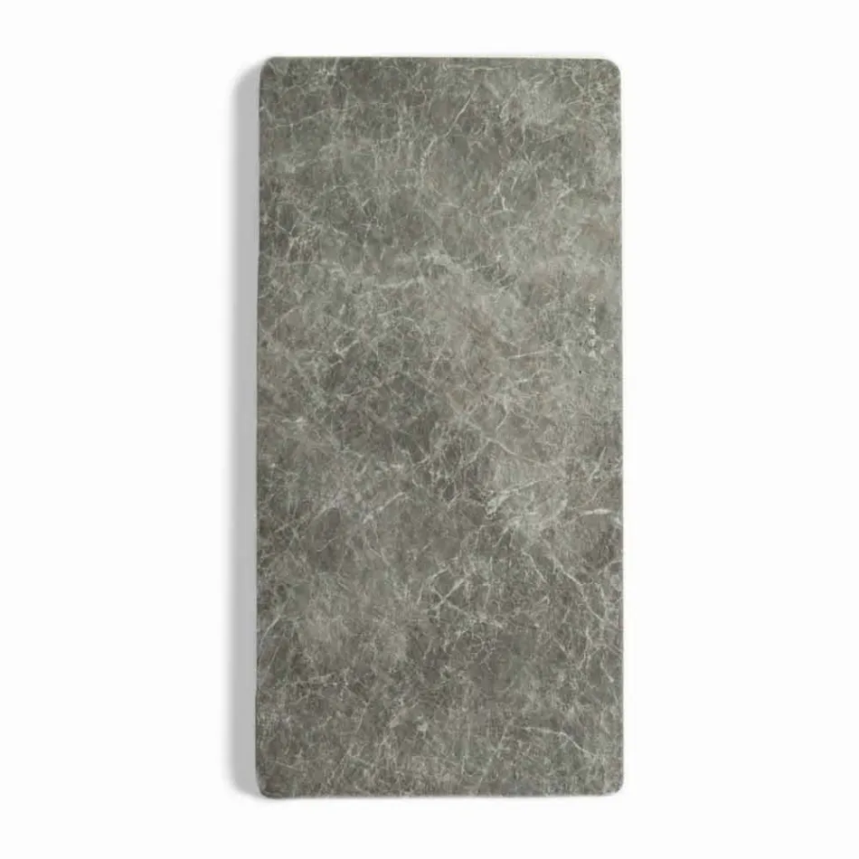 Elektrisk hærdet glas radiator med Jonny sten finish Viadurini