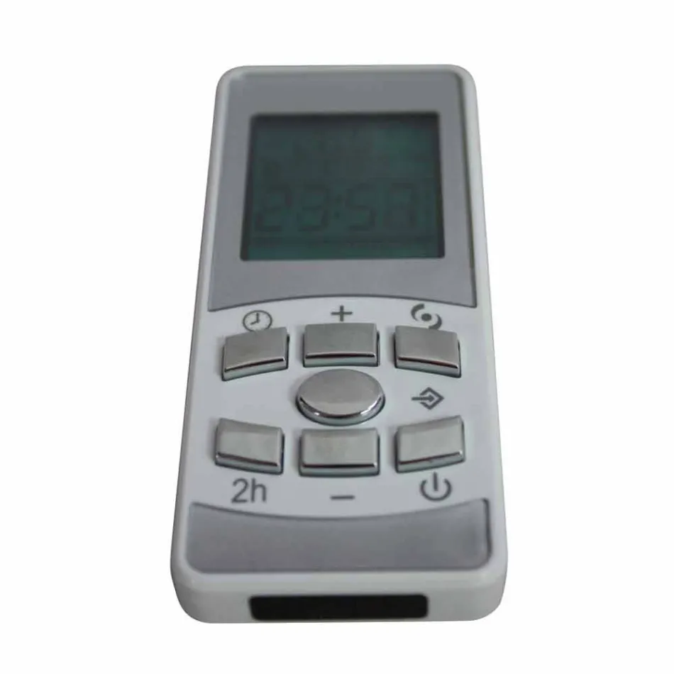 Elektrisk hærdet glas radiator med Jonny sten finish Viadurini