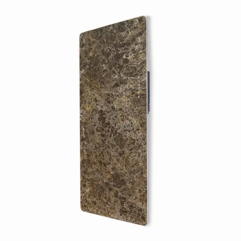 Elektrisk hærdet glas radiator med Jonny sten finish Viadurini