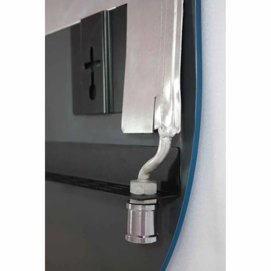 Elektrisk hærdet glas radiator med Jonny sten finish Viadurini