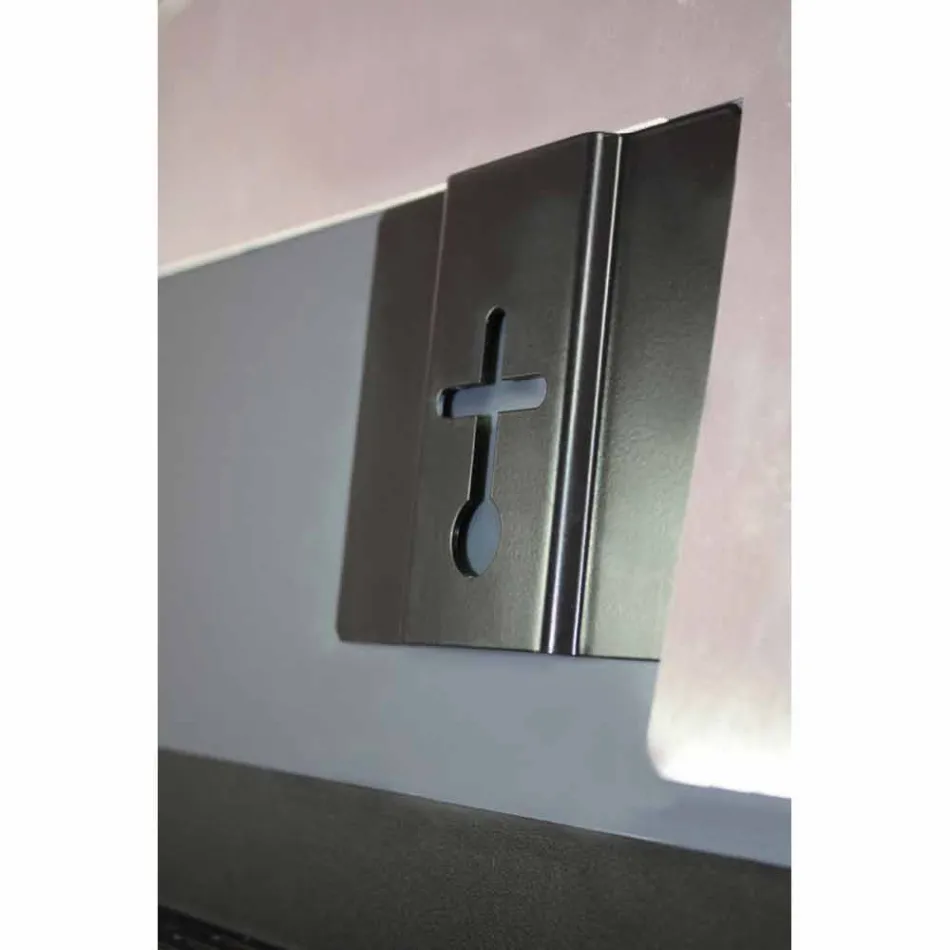 Elektrisk hærdet glas radiator med Jonny sten finish Viadurini