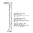 Vægmonteret elektrisk radiator til badeværelse 400 W - påfugl Viadurini