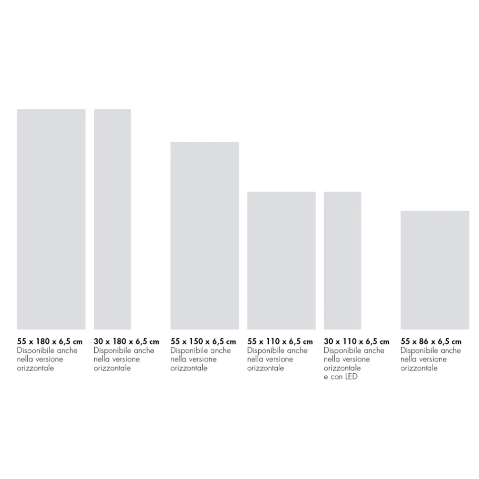 Elektrisk radiator i marmorpulver, der kan tilpasses, fremstillet i Italien - Lineep Viadurini