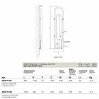 Termoarredo farvede moderne elektrisk korte Hæfteklammer efter Scirocco H Viadurini