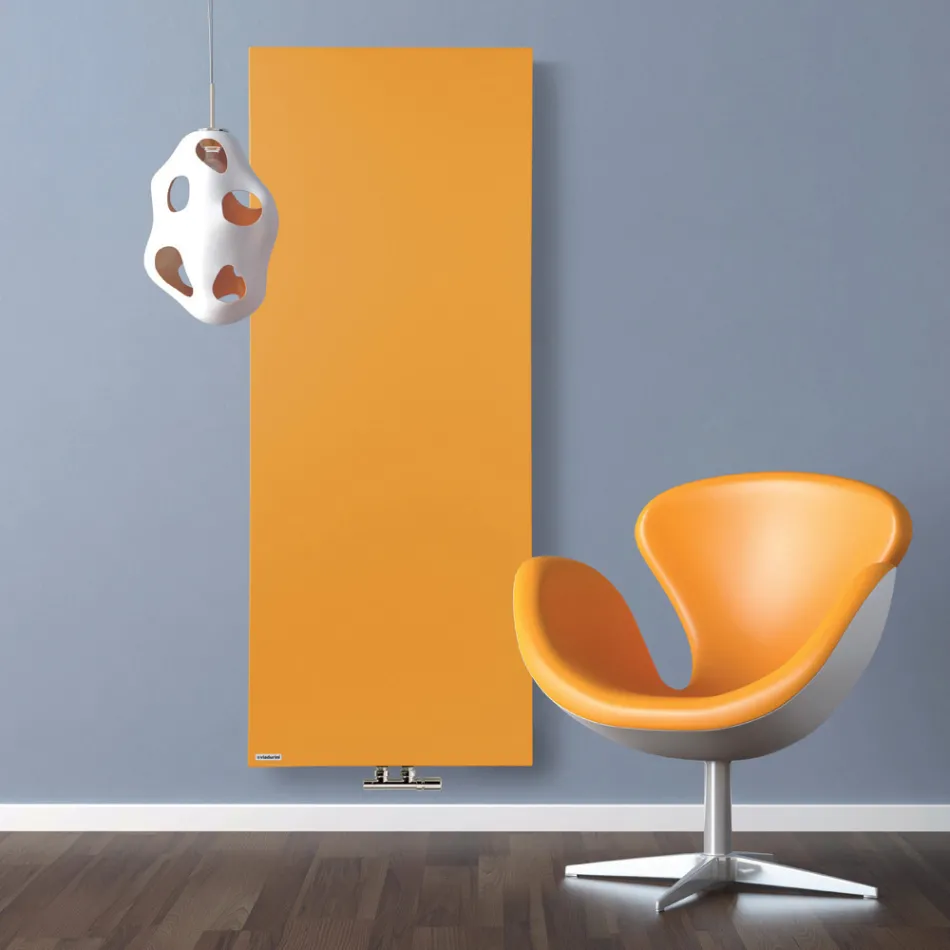 Design Hybrid Radiator i glat italiensk marmorpulver - linjer Viadurini