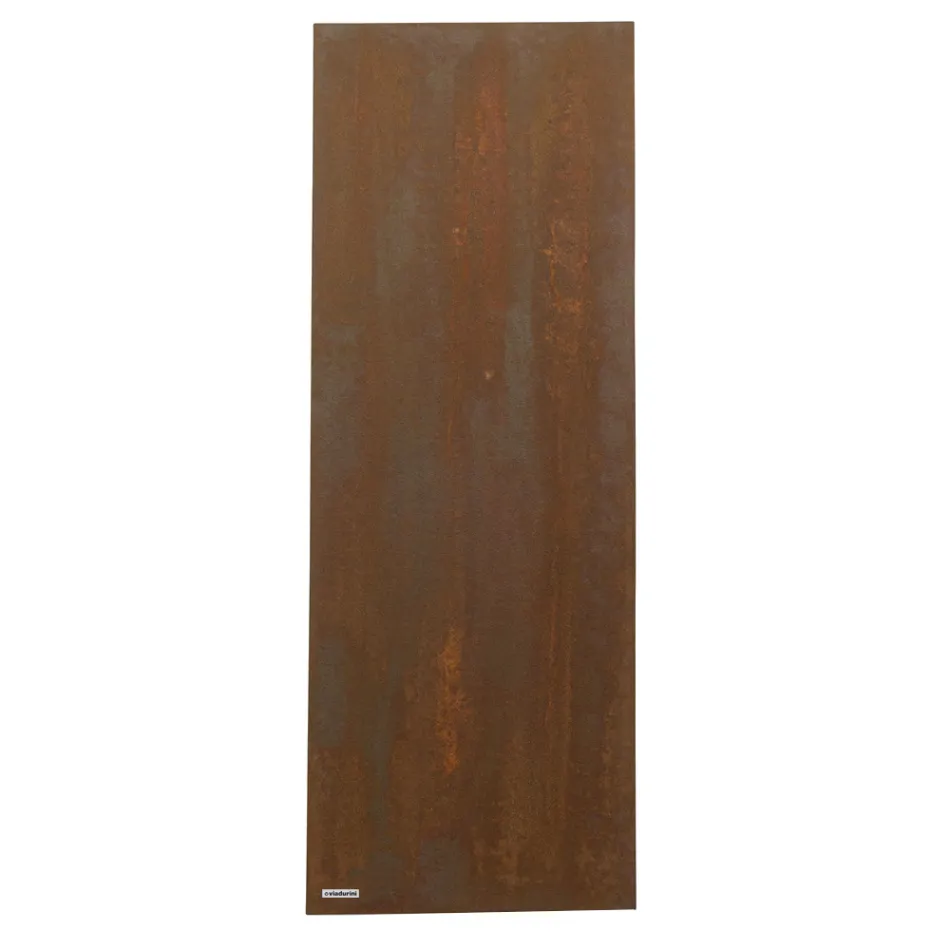 Hybrid radiator med Corten finish i italiensk marmorpulver - Lines Viadurini
