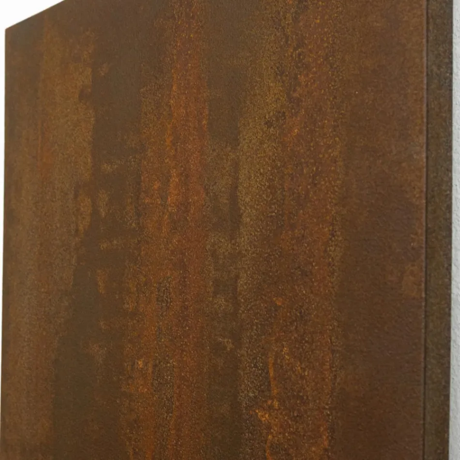 Hybrid Radiator Corten Finish i italiensk marmorpulver - linjer Viadurini