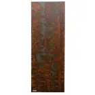 Hybrid radiator med Corten finish i italiensk marmorpulver - Lines Viadurini