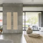 Hybrid radiator i italiensk marmorpulver med træeffekt - Wood50 Viadurini