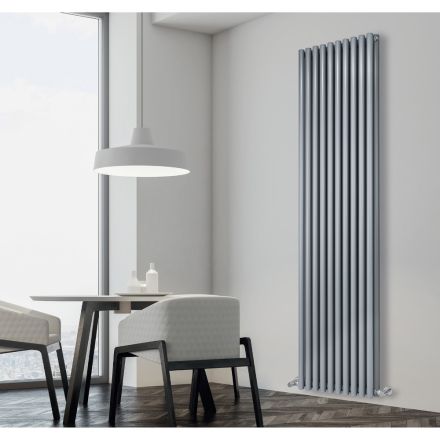 Hydraulisk radiator med horisontale manifolds og vertikale rør - Colomba Viadurini
