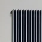 Hydraulisk radiator med dobbelt serie af flade elementer lavet i Italien - Makedonien Viadurini