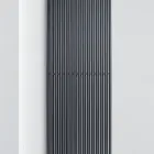 Hydraulisk radiator med dobbelt serie af vertikale elementer lavet i Italien - Pasticcio Viadurini