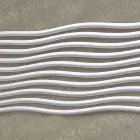 Hydraulisk radiator med buede vandrette elementer lavet i Italien - Zucchero Viadurini